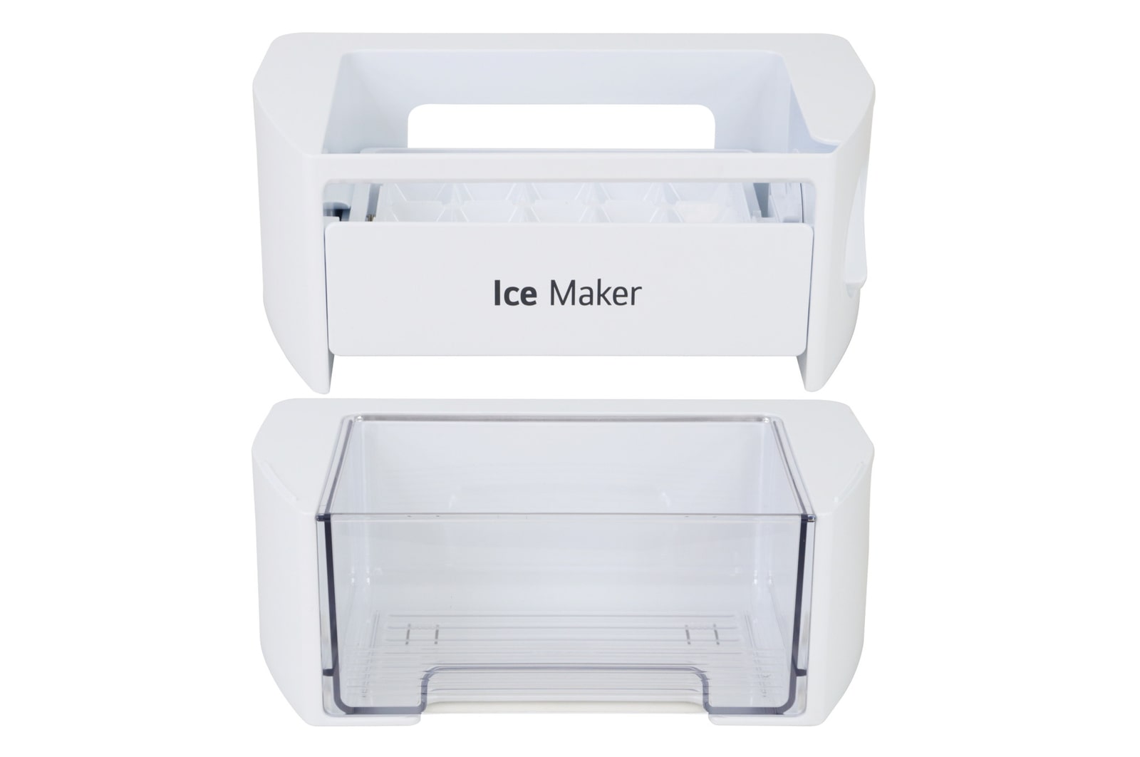 Vista frontal de Unidade de Fabricação de Gelo Refrigerador LG - AEQ73570401 AEQ73570401